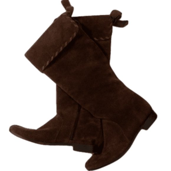 a.n.a.   Women's Faux Suede Knee High Brown Boots       Size 8.5 - Picture 3 of 10